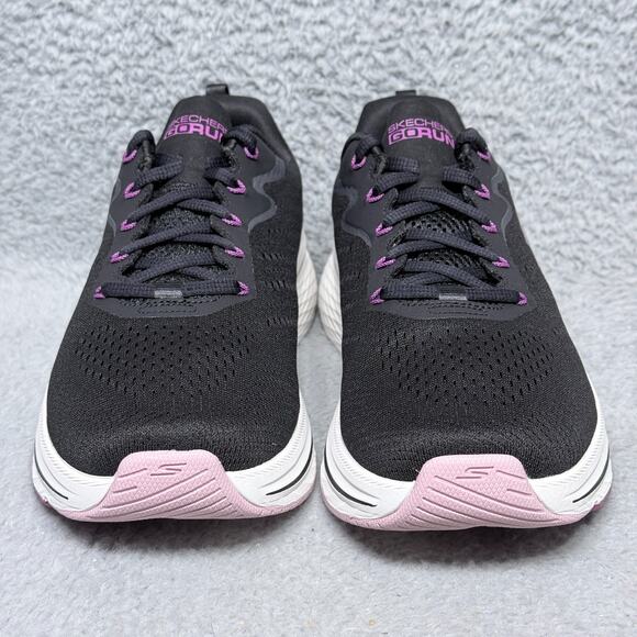 Skechers Max Cushioning Elite 2.0 Womens Size 9 Wide Running Shoes Black Pink - Picture 2 of 9